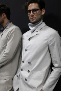 Backstage at Giorgio Armani Men's Spring 2017