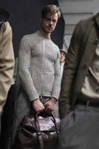 Backstage at Giorgio Armani Men's Spring 2017