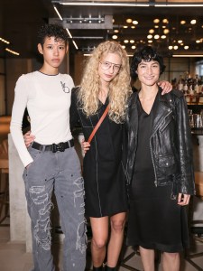 Dilone, Frederikke Sofie and Heather Kemesky at the GREY Jason Wu launch dinner