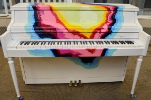 Greyson Chance designed piano for Sing for Hope