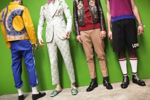 Backstage at Gucci Men's Spring 2017