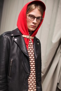 Backstage at Gucci Men's Spring 2017