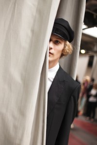 Backstage at Gucci Men's Spring 2017
