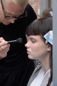 Backstage at Gucci Resort 2017