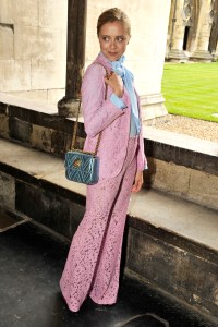 Bel Powley Front row at Gucci Cruise 2017