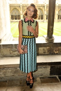 Ella Purnell Front row at Gucci Cruise 2017
