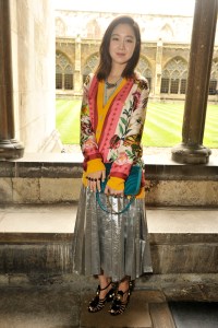 Kong Hyo Jin Front row at Gucci Cruise 2017