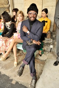will.i.am Front row at Gucci Cruise 2017
