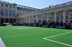 The Hublot soccer pitch at the Palais Royal