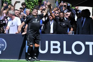 Diego Maradona and Pelé Hublot