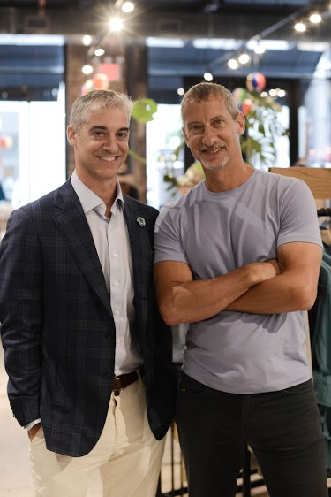 Ken Giddon, right, with his brother Jim