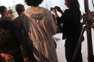Backstage at Christopher Raeburn Men's Spring 2017