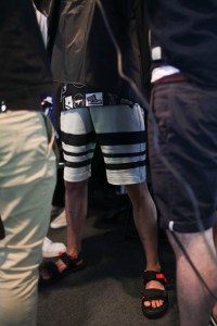Backstage at Christopher Raeburn Men's Spring 2017