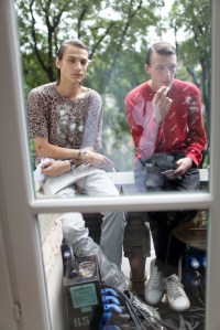 Backstage at Jil Sander Men's Spring 2016