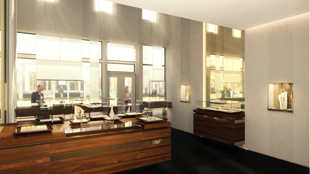 A rendering of John Hardy's SoHo store.