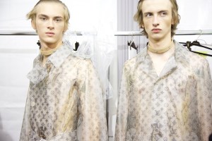 Backstage at Louis Vuitton Men's Spring 2017