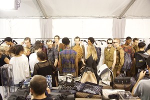 Backstage at Louis Vuitton Men's Spring 2017
