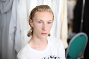 Backstage at Lemaire Men's Spring 2017
