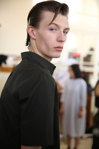 Backstage at Lemaire Men's Spring 2017