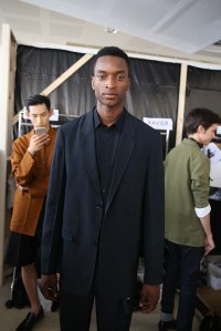 Backstage at Lemaire Men's Spring 2017