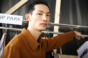 Backstage at Lemaire Men's Spring 2017