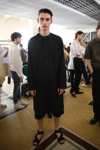 Backstage at Lemaire Men's Spring 2017
