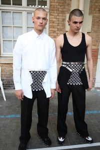 Backstage at Givenchy Men's Spring 2017