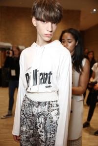 Backstage at Kenzo Men's Spring 2017