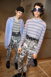 Backstage at Kenzo Men's Spring 2017