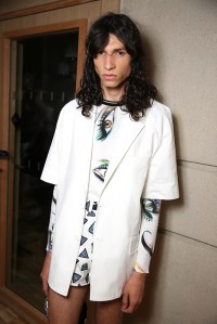 Backstage at Kenzo Men's Spring 2017