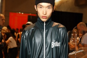 Backstage at Kenzo Men's Spring 2017