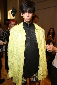 Backstage at Kenzo Men's Spring 2017