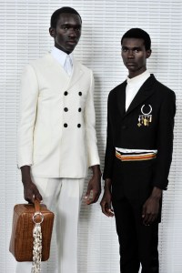 Models wearing Wales Bonner LVMH Prize
