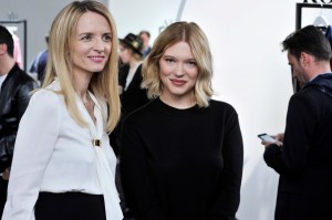 Delphine Arnault and Léa Seydoux LVMH Prize