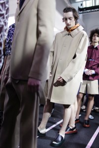 Backstage at Marni Men's Spring 2016