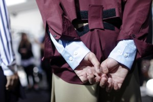 Backstage at Marni Men's Spring 2016
