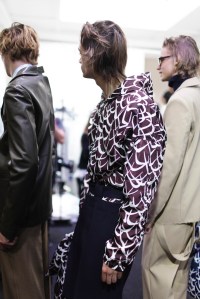 Backstage at Marni Men's Spring 2016
