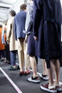 Backstage at Marni Men's Spring 2016