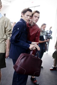Backstage at Marni Men's Spring 2016
