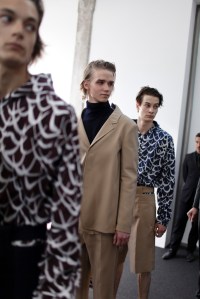 Backstage at Marni Men's Spring 2016