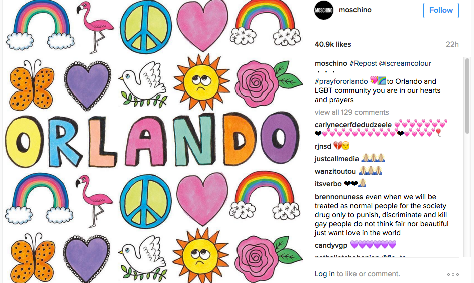 moschino instagram
