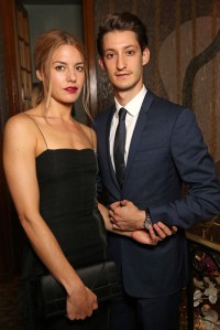 Natasha Andrews and Pierre Niney