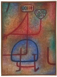 A piece from the “Paul Klee – Irony at Work” at the Centre Pompidou.