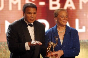 Muhammad Ali and his wife Lonnie Ali