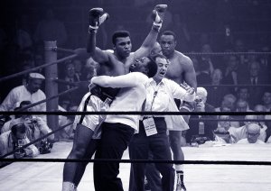 Muhammad Ali and Sonny Liston