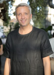 Steven Waldberg at Maybelline New York's Beauty Bash in L.A.