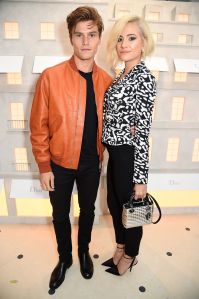 Oliver Cheshire and Pixie Lott house of dior cocktail party london