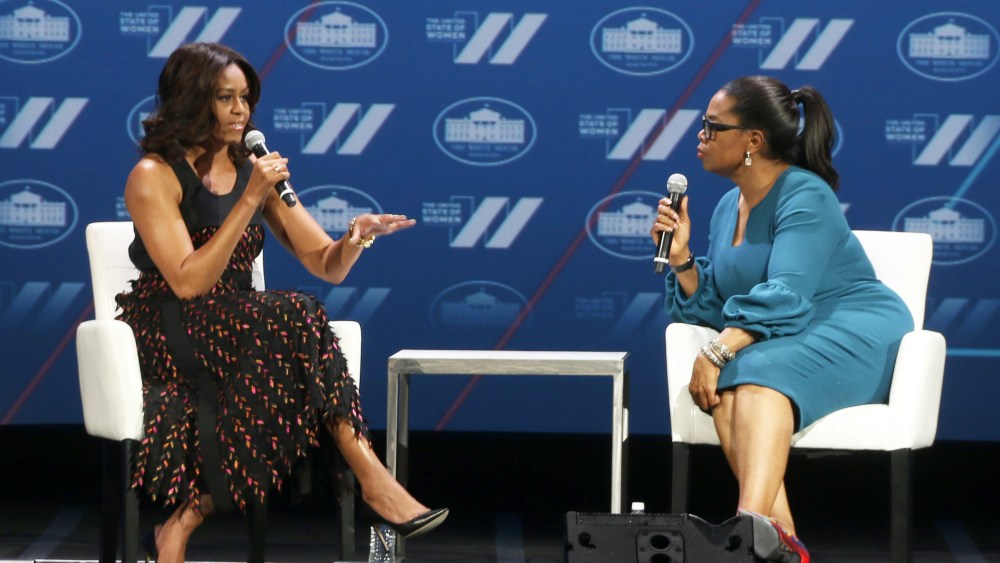 Michelle Obama Wore Boss to the United State of Women Summit