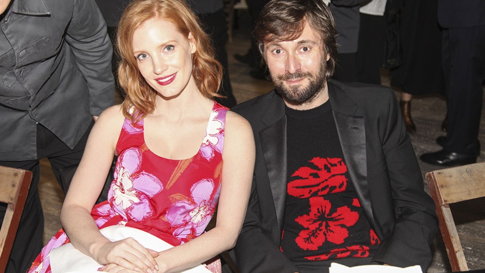 Jessica Chastain and Francesco Vezzoli