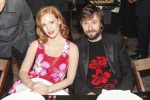 Jessica Chastain and Francesco Vezzoli